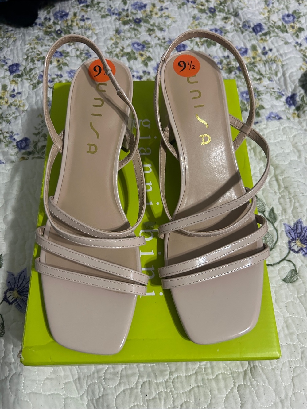 Unisa Nude Strappy Slingback Sandals - Women's